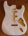 Stratocaster&reg; Single Coil Top Rout and 6 Hole Tremolo