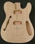 Figured maple top Tele thinline