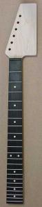 Paddle Head Guitar Neck - Maple/Ebony Replacement Neck