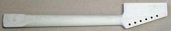 Paddle Head Guitar Neck - Maple/Rosewood Replacement Neck Image