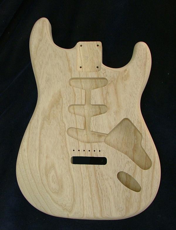 Two Piece Swamp Ash Strat Body Image