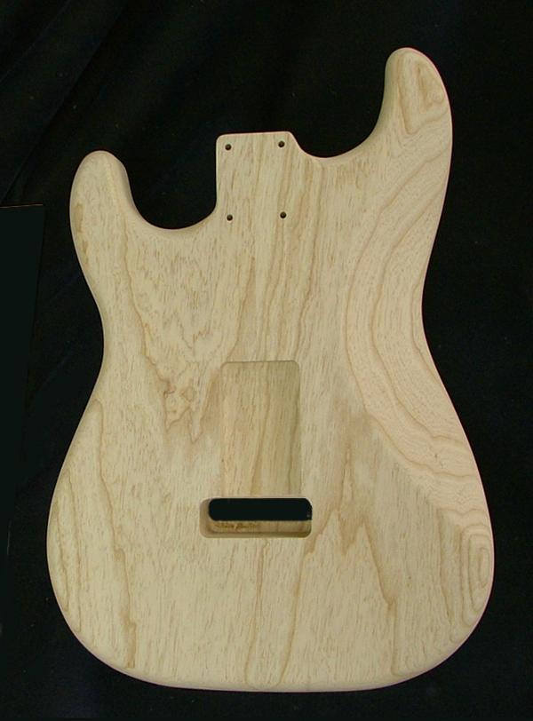 Two Piece Swamp Ash Strat Body Image