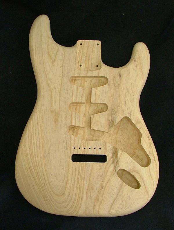 Two Piece Swamp Ash Strat Body Image