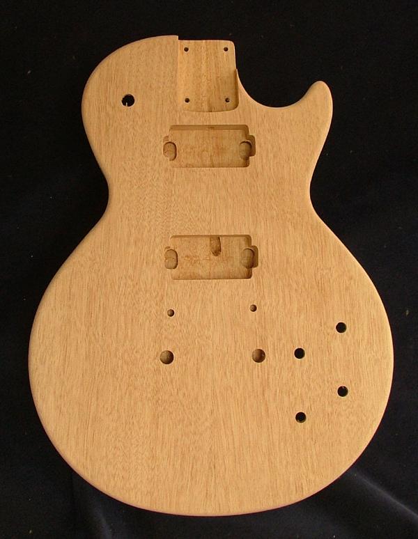 Two Piece Mahogany LP Body Image