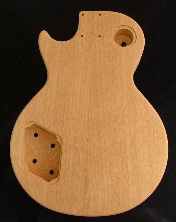 Two Piece Mahogany LP Body Image