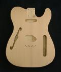 Swamp Ash Thinline Tele Body With Spruce Top