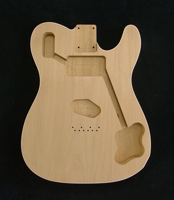 One Piece Double Bound Alder Tele Custom Body Image