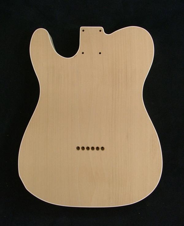 One Piece Double Bound Alder Tele Custom Body Image