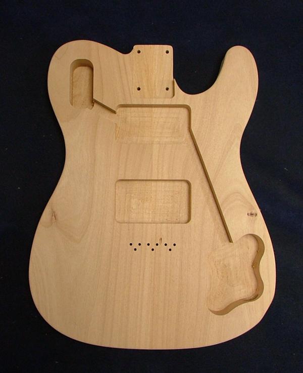 Two Piece Alder Tele Deluxe Body Image