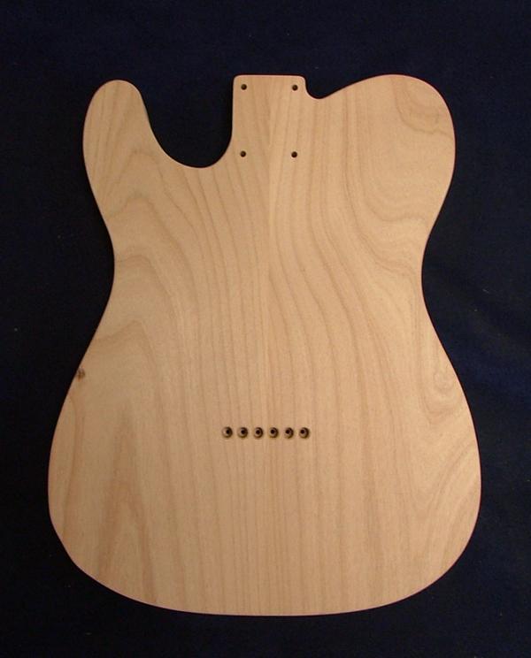 Two Piece Alder Tele Deluxe Body Image