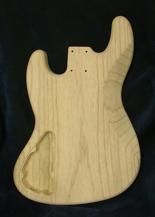 One Piece Swamp Ash Jbass Body Image
