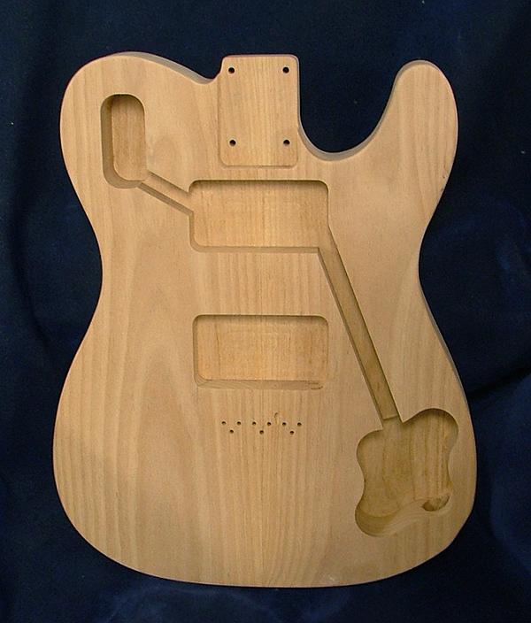 Two Piece Alder Tele Deluxe Body Image