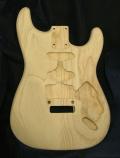 Two Piece Swamp Ash Franken-Strat Body