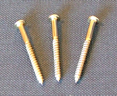 Bass Pickup Mounting Screws Dimensions