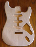Stratocaster&reg; Alder Electric Guitar Body Image