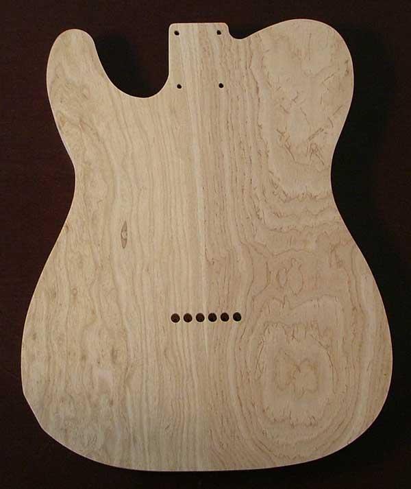Swamp Ash Tele Thinline Body Image