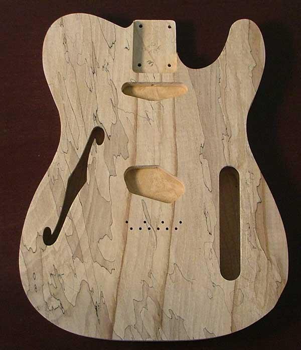 Swamp Ash Tele Thinline Body Image