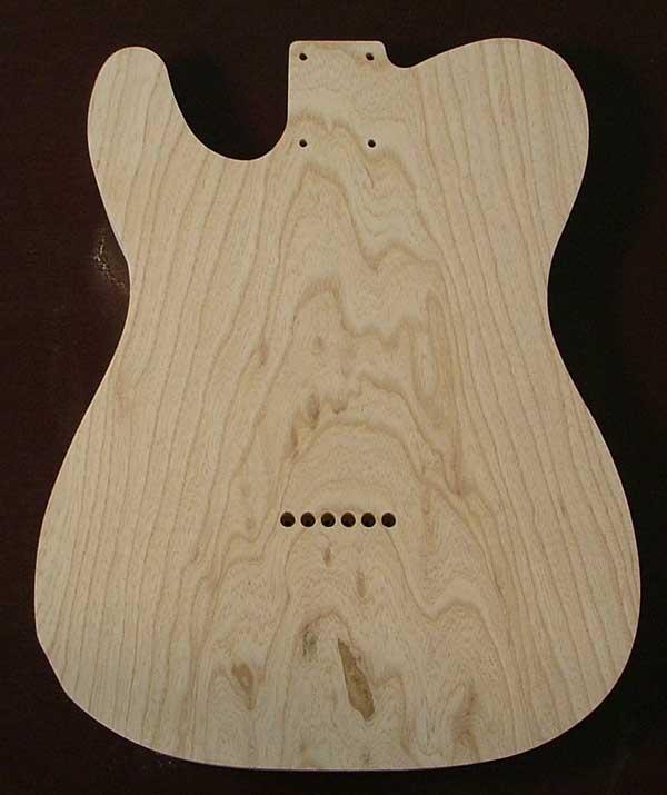 Swamp Ash Tele Thinline Body Image