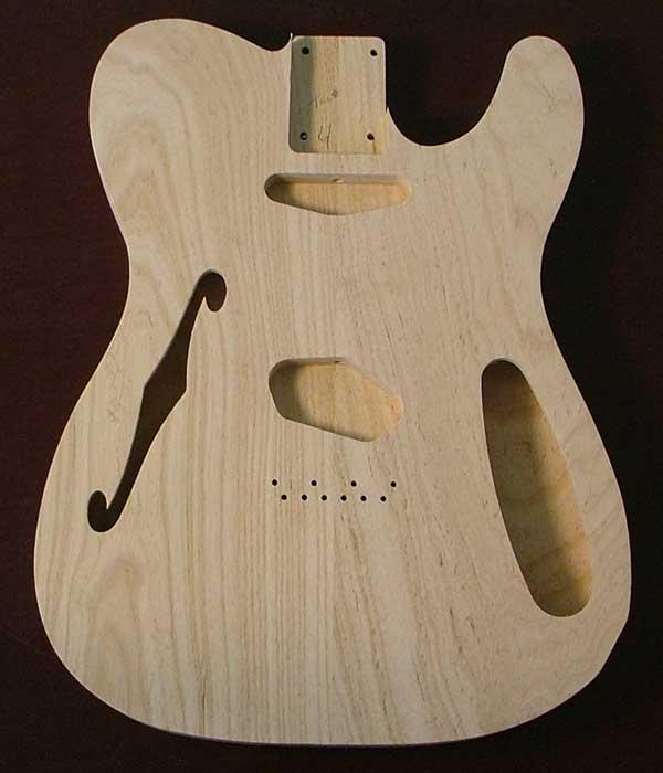 Swamp Ash Tele Thinline Body Image