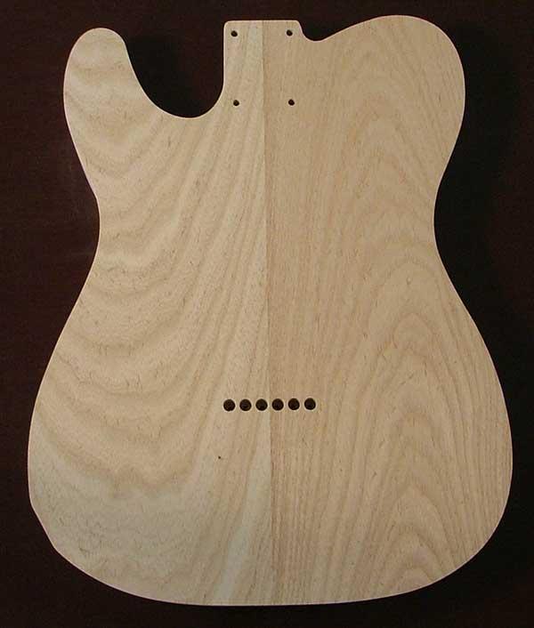 Swamp Ash Tele Thinline Body Image
