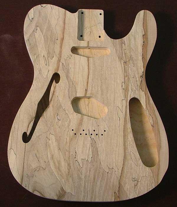 Swamp Ash Tele Thinline Body Image