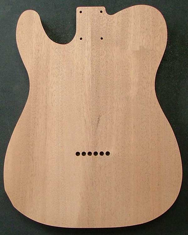LP Mahogany Electric Guitar Body Dimensions